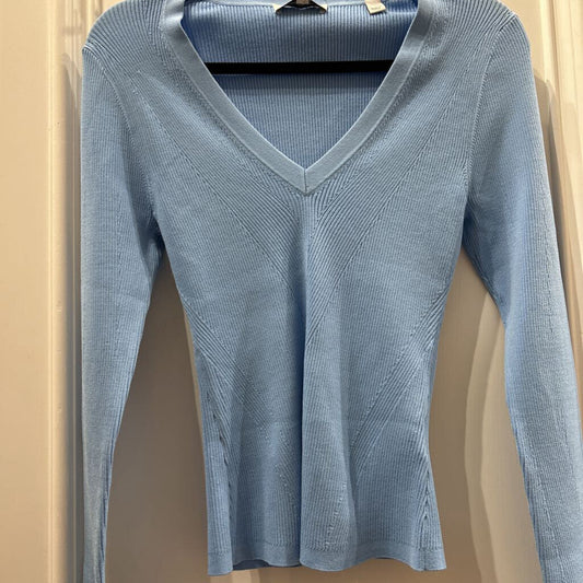 Blue Viscose Ribbed Top (NWT 358)