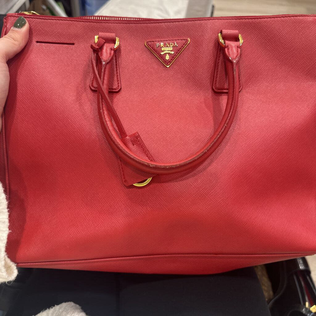 Burgundy Galleria Tote