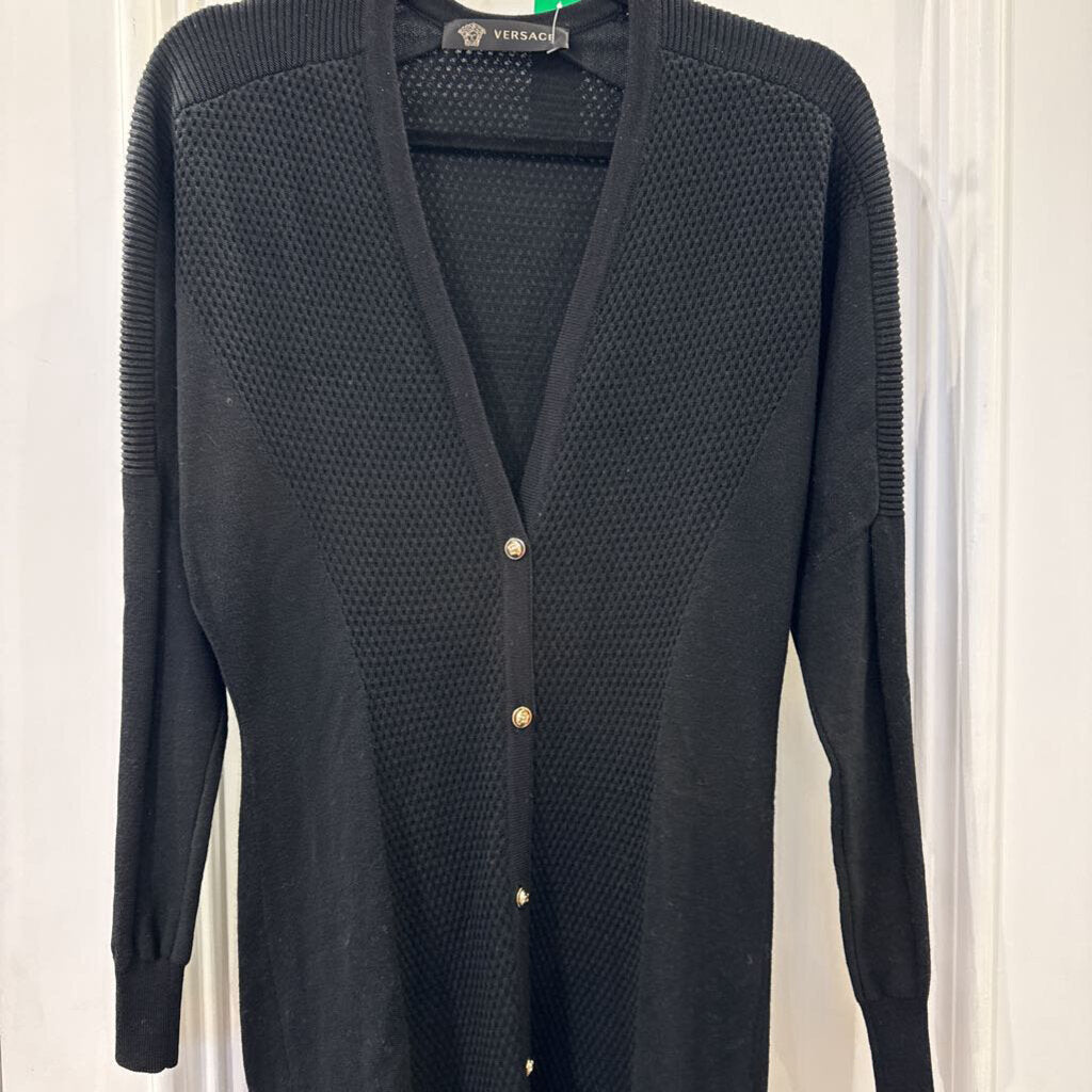 2016-2020s Wool Blend Open Knit Sweater Dress