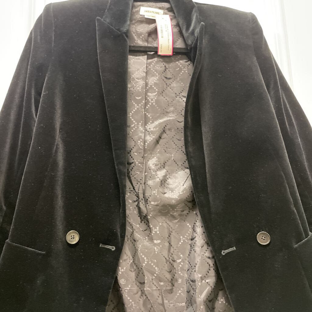 Black Velvet Blazer