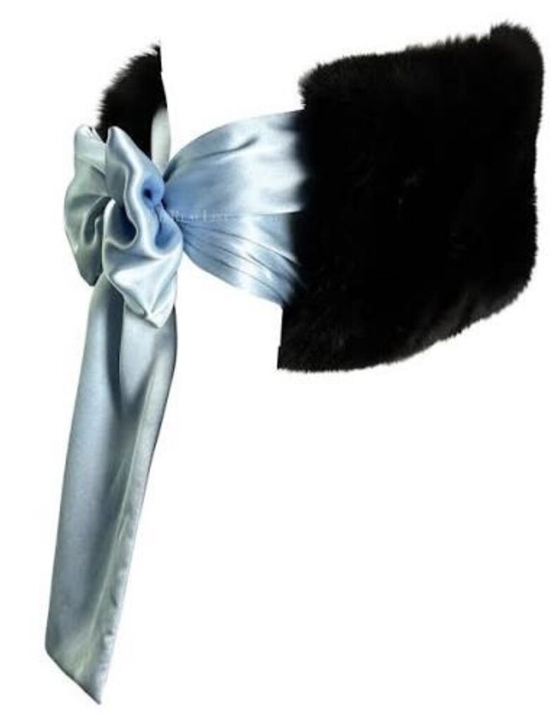 F/W2003 RARE Fox Fur Silk Ribbon Stole