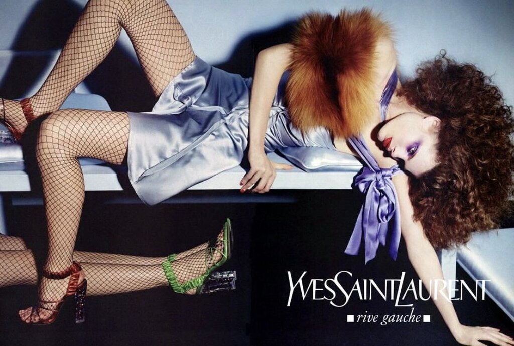 F/W2003 RARE Fox Fur Silk Ribbon Stole