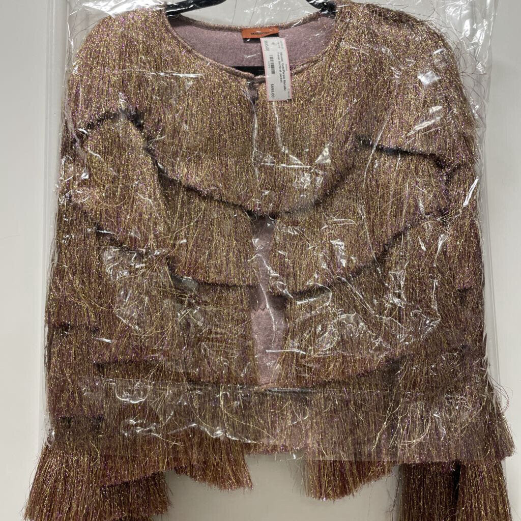 Gold/Purple Metallic Fringe Archival Jacket