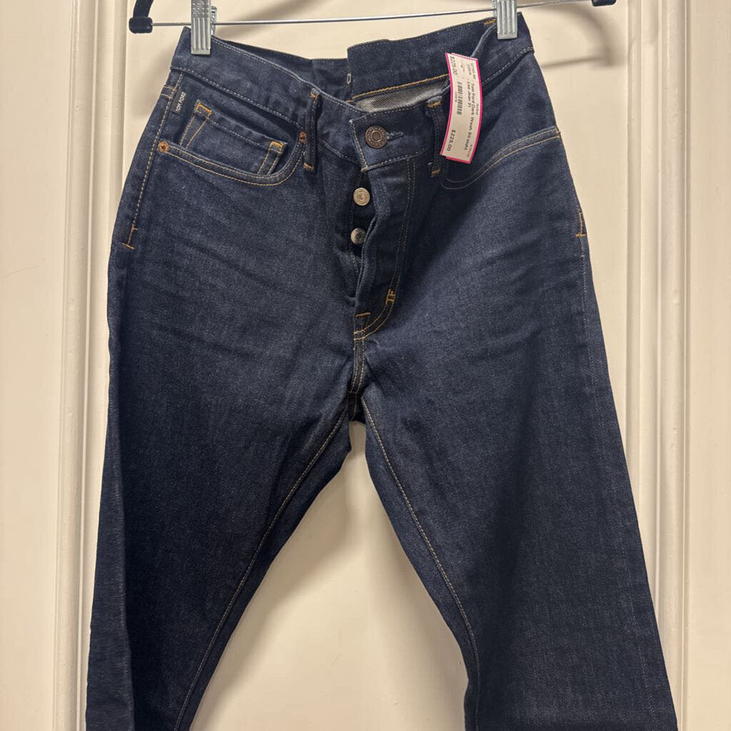 Dark Wash Straight Leg Jean