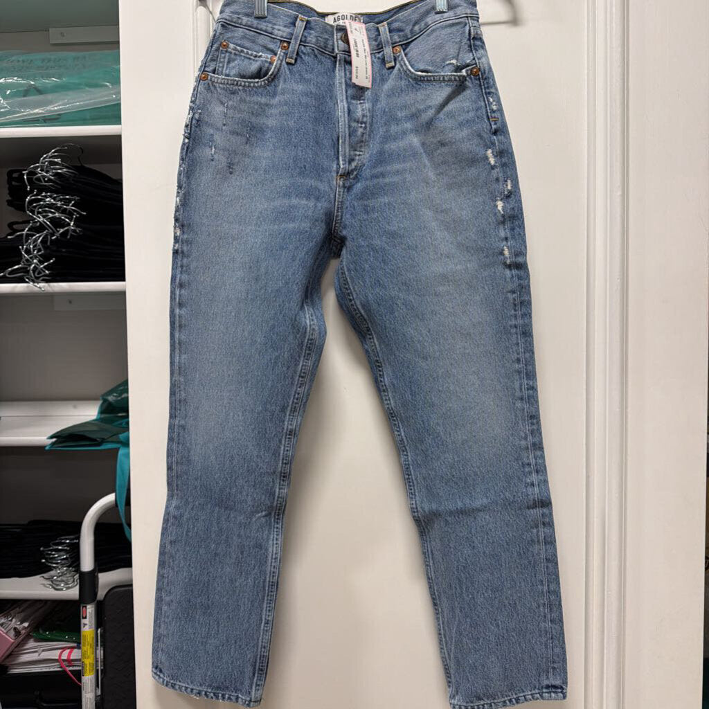 Blue Slim Leg Jeans