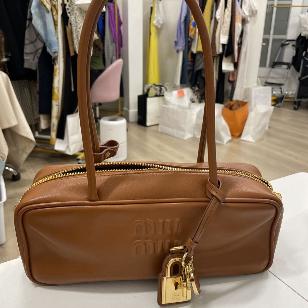 Caramel Beau Bowler Bag