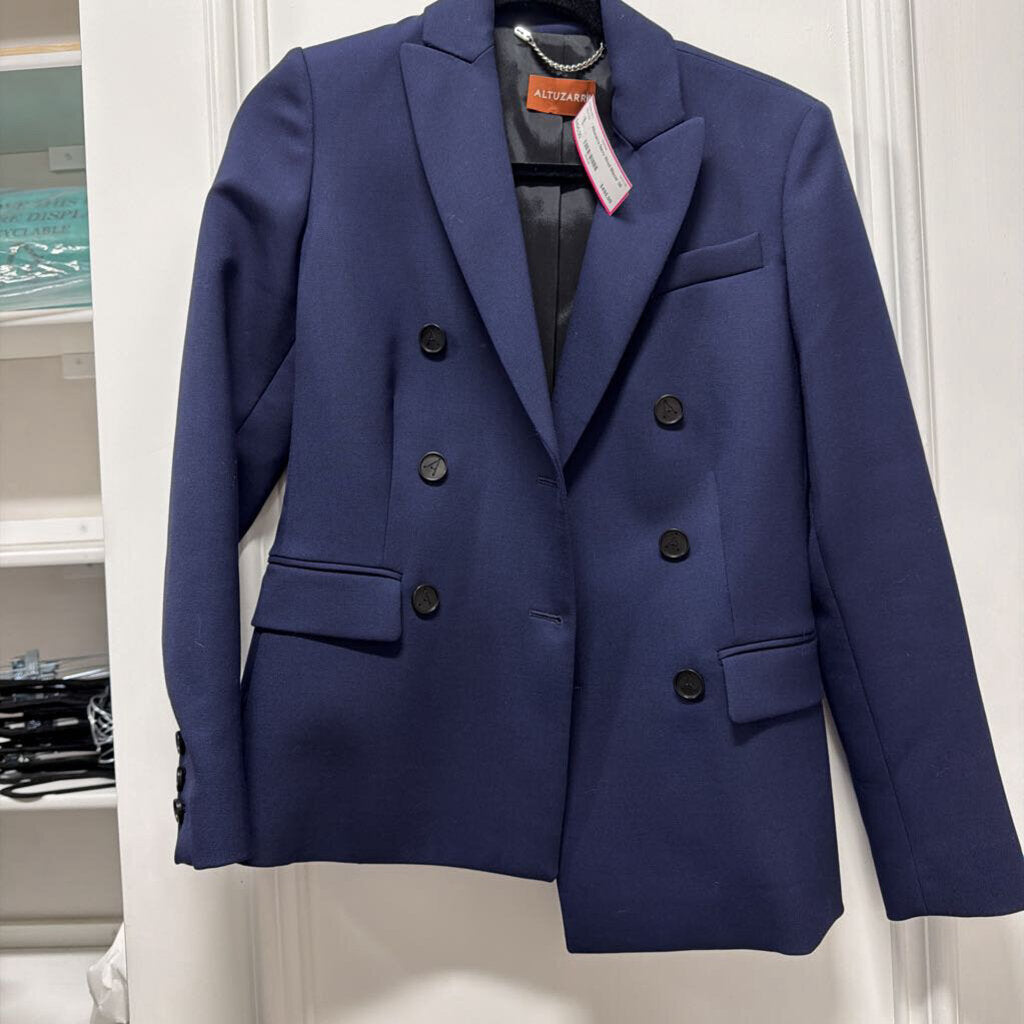 Navy Wool Blazer