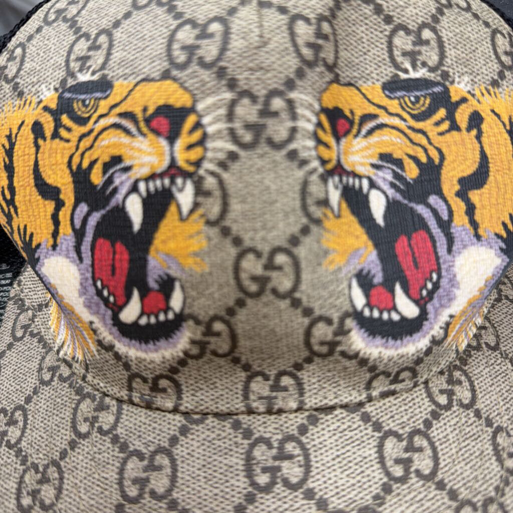Brown GG Supreme Tiger Baseball Cap