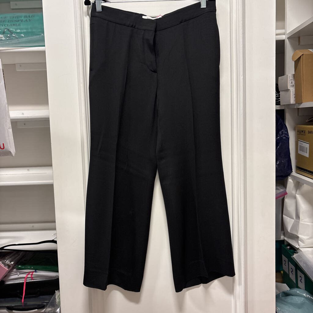 Black Silk Trousers