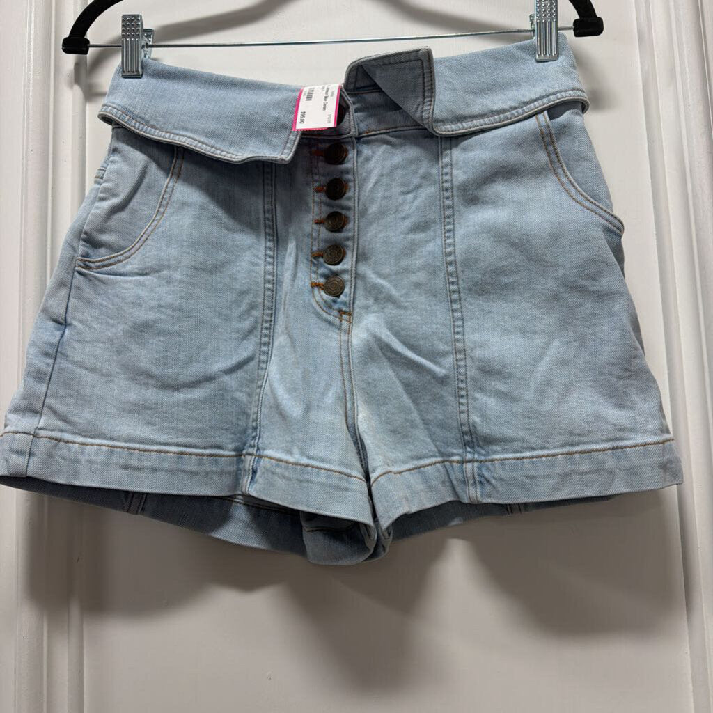 Blue Denim Shorts