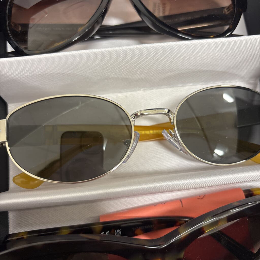Silver Wire Circle Sunglasses