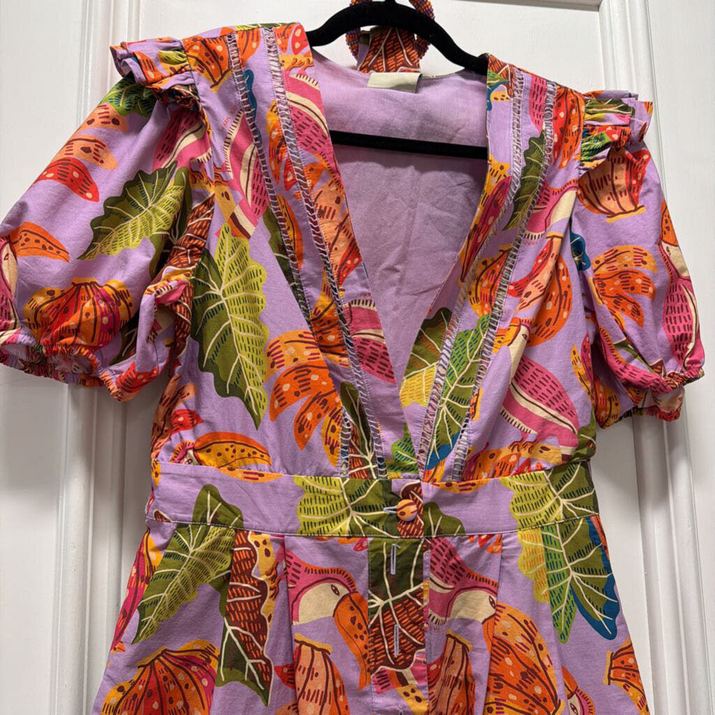 Farm Rio Romper With Belt