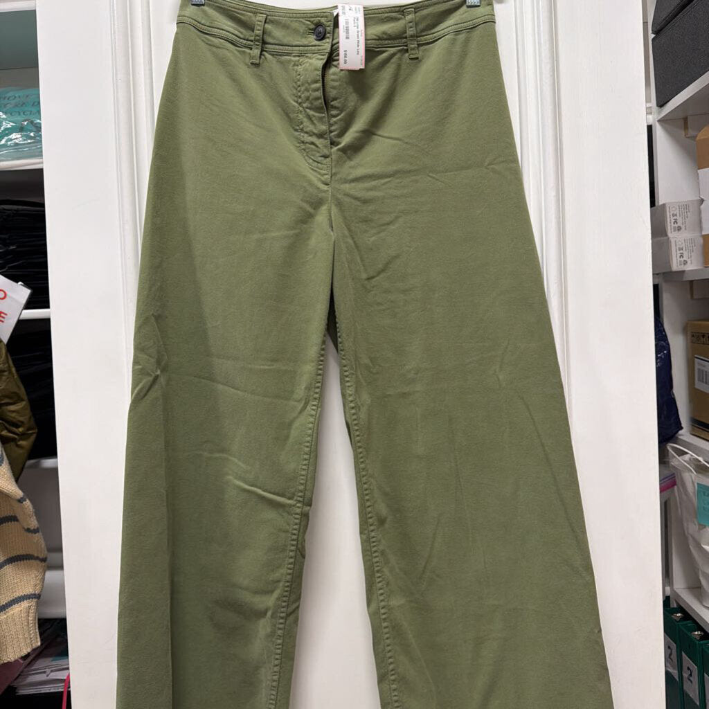 Green Wide Leg Pants