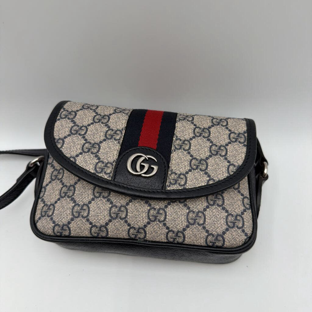 Ophidia Canvas Crossbody Bag