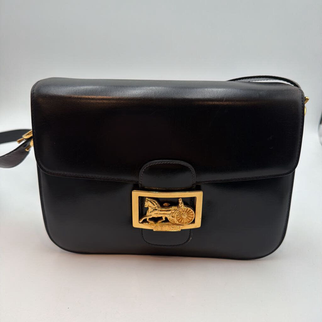 Black Leather Camera Bag