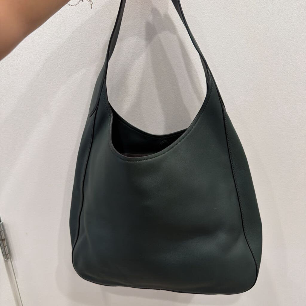 Green Leather Hobo Bag