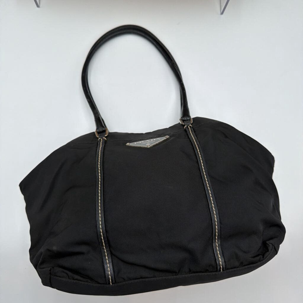Black Nylon Shoulder Bag
