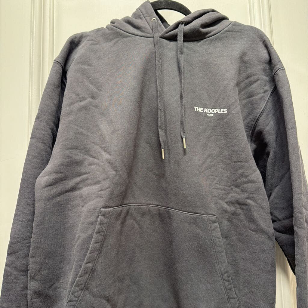 Grey Cotton Graphic Sweatshirt