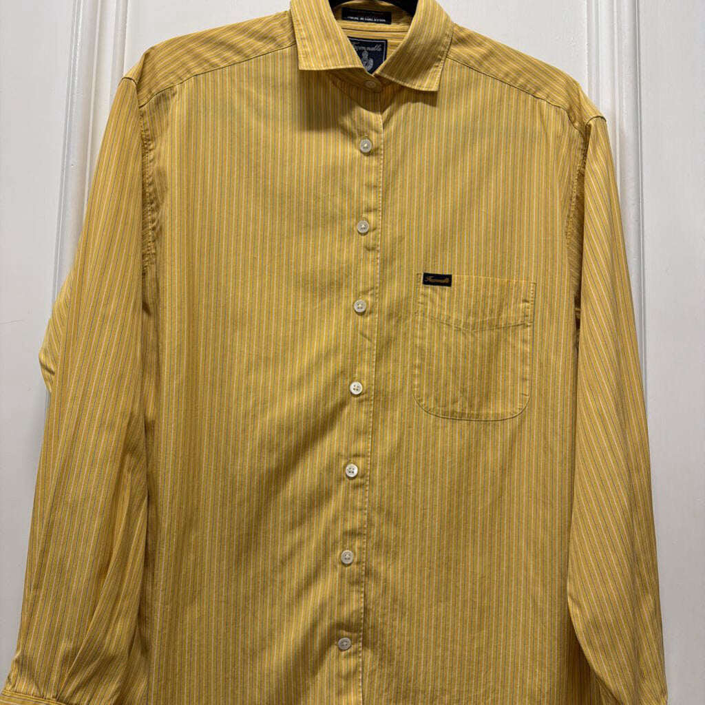 Yellow Stripe Cotton Shirt
