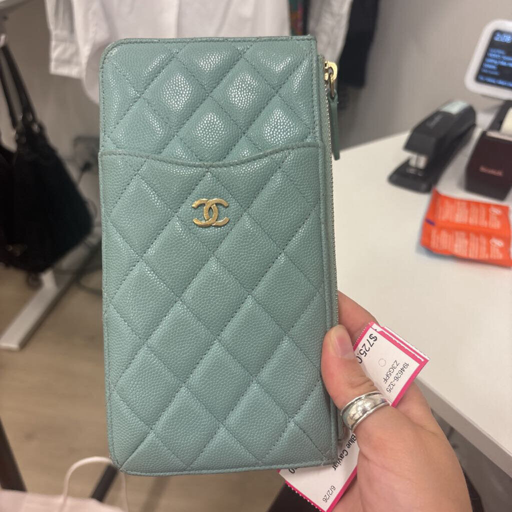 Light Blue Caviar Wallet
