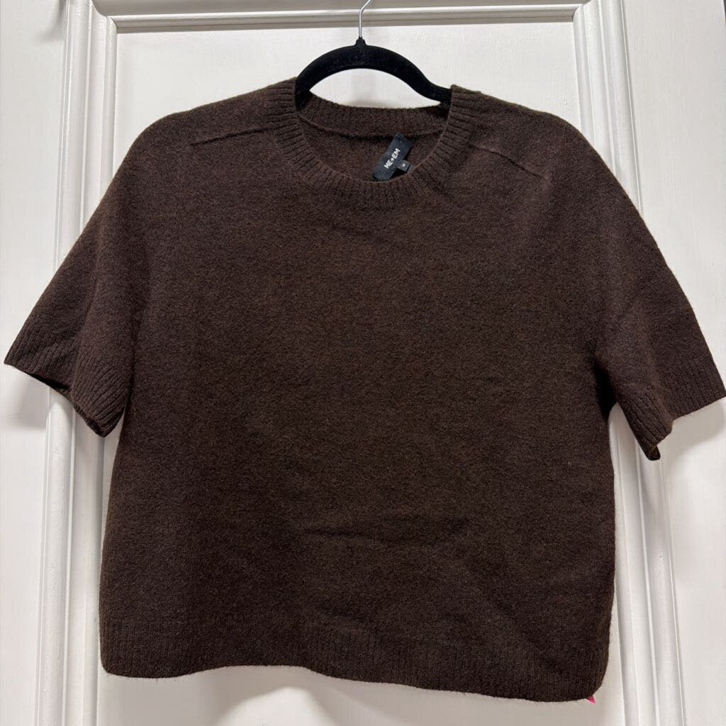 Dark Brown Wool Sweater Tee