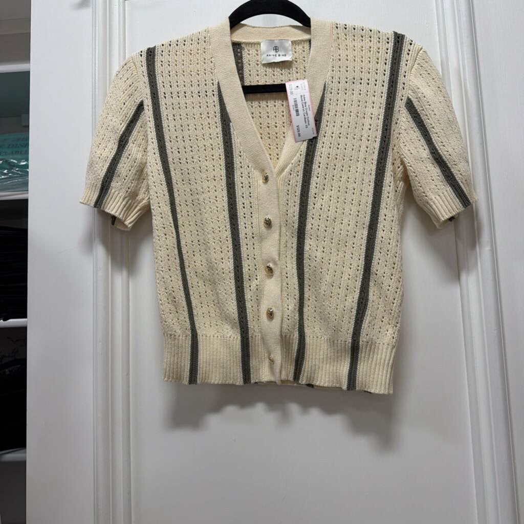 Cream Cotton Blend Camryn Cardigan