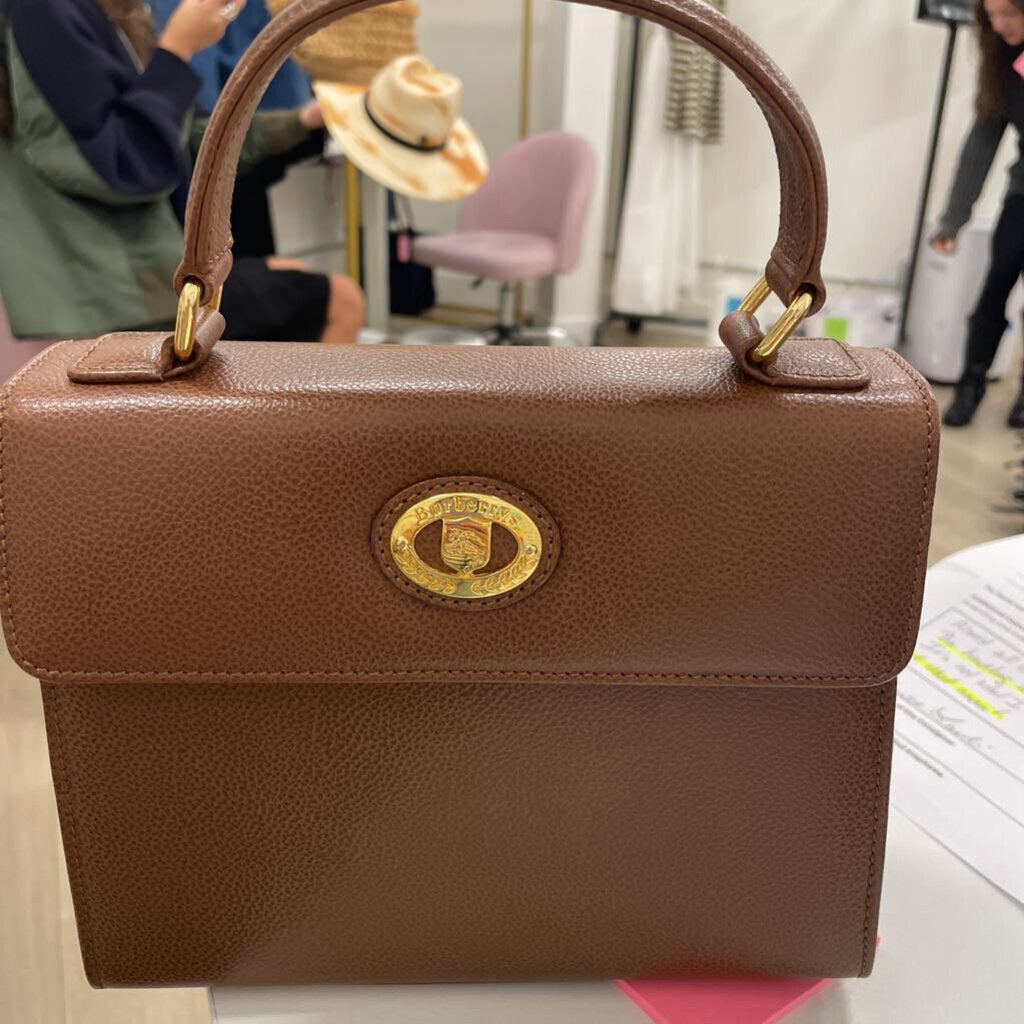 Vintage Brown Leather 2Way Shoulder Bag