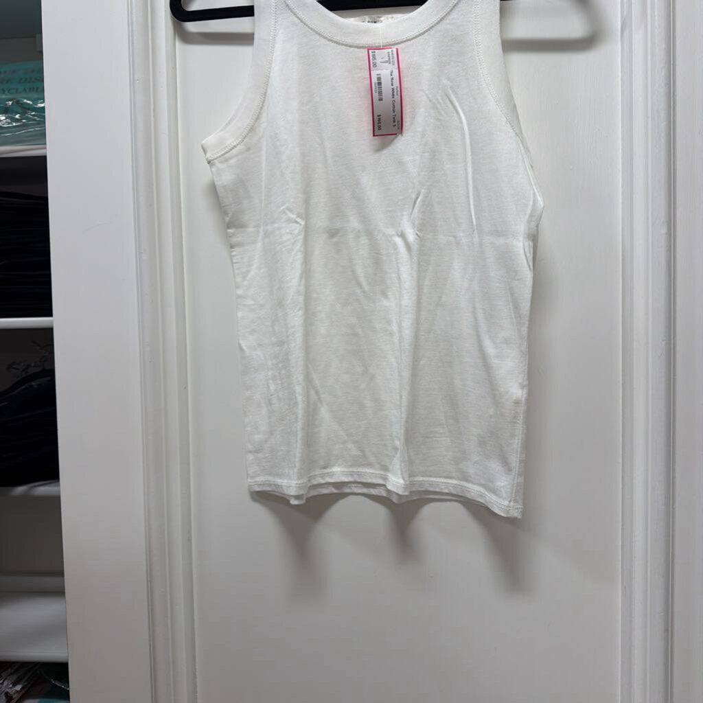 White Cotton Tank