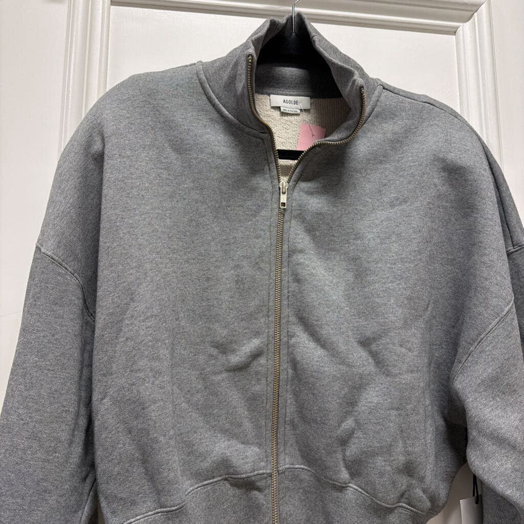 Gray Zip Up Sweatshirt (NWT)