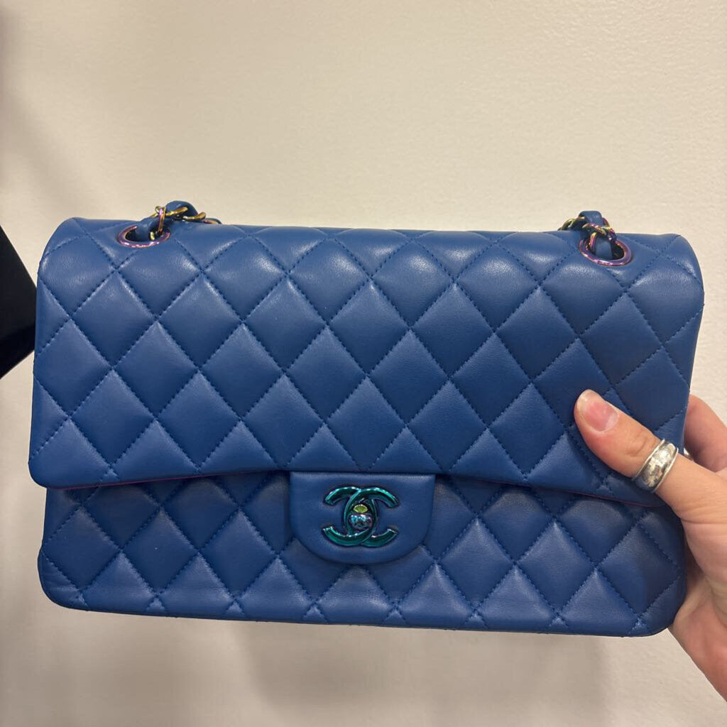 2020-21 Blue Rainbow Medium Classic Double Flap (7200)