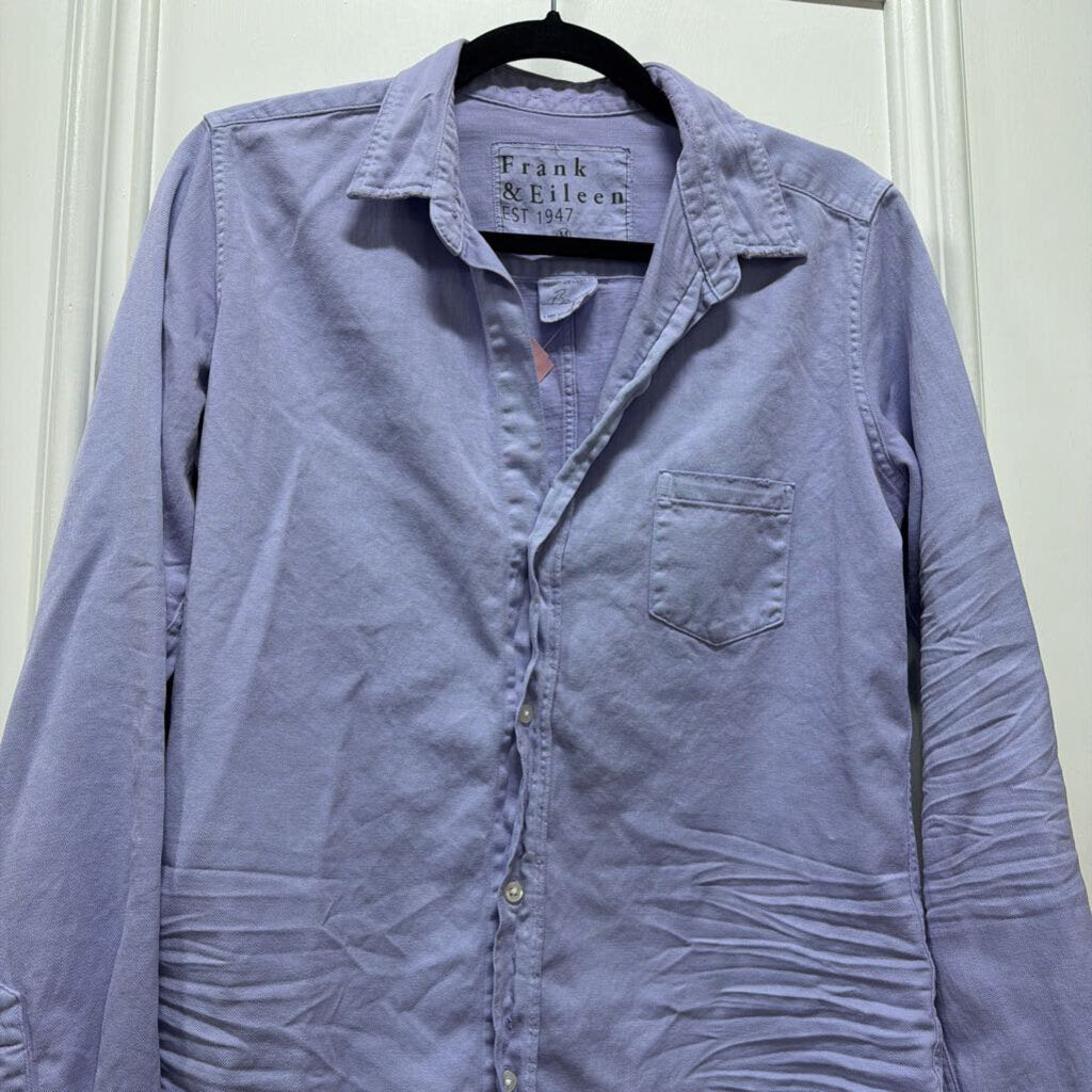 Purple Cotton Button Down