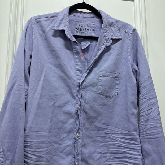 Purple Cotton Button Down