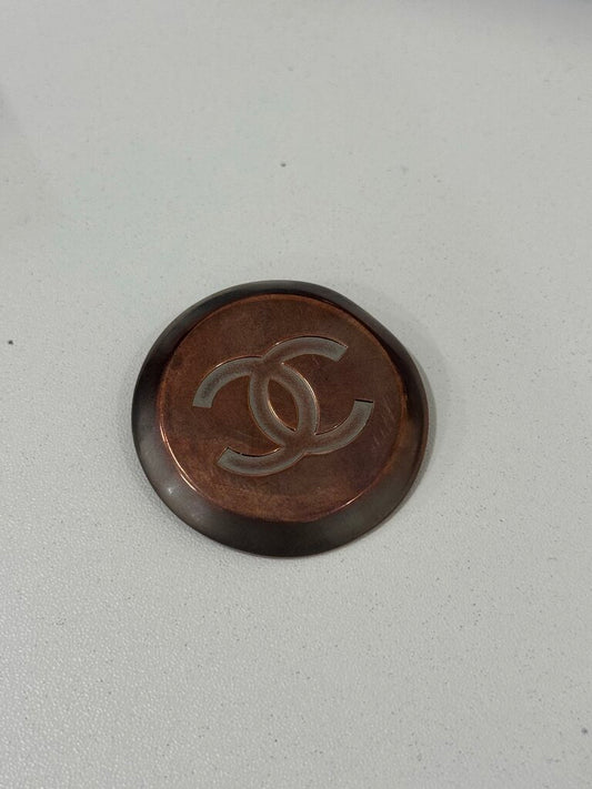 99P Copper-Tone CC Scarf Ring