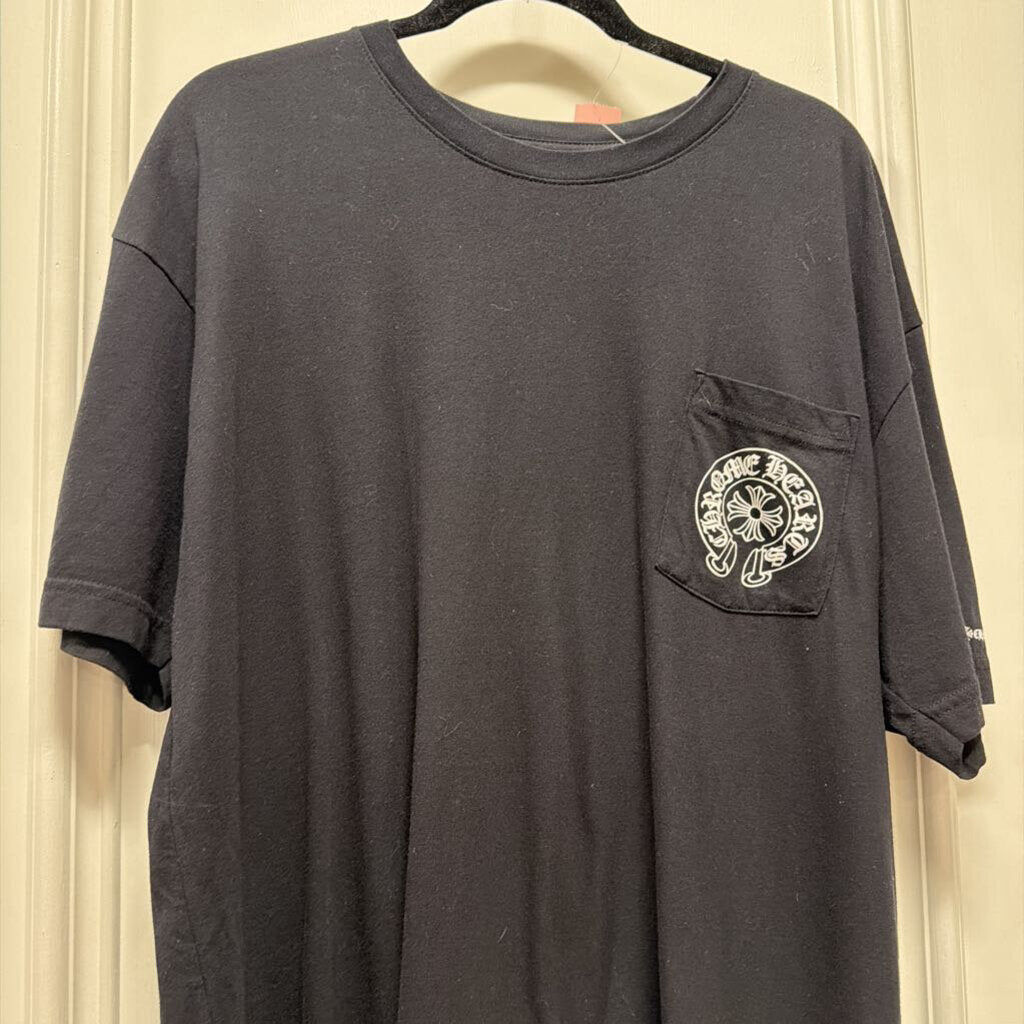 Black Short Sleeve Cotton T Shirt