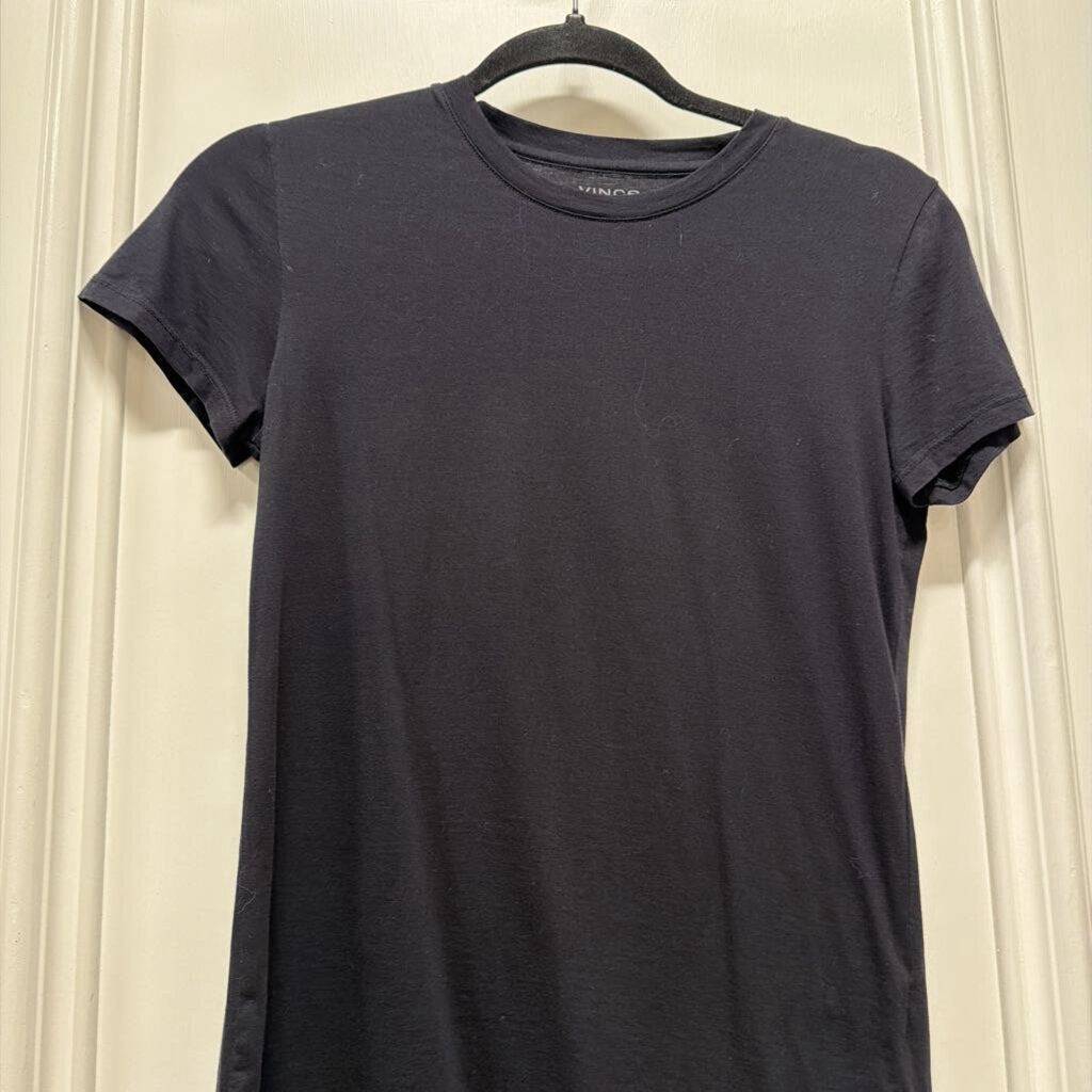 Black Cotton Tee