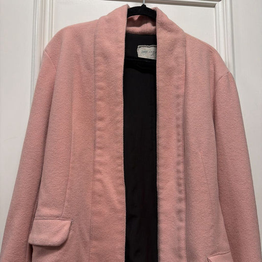 Pink Wool Coat