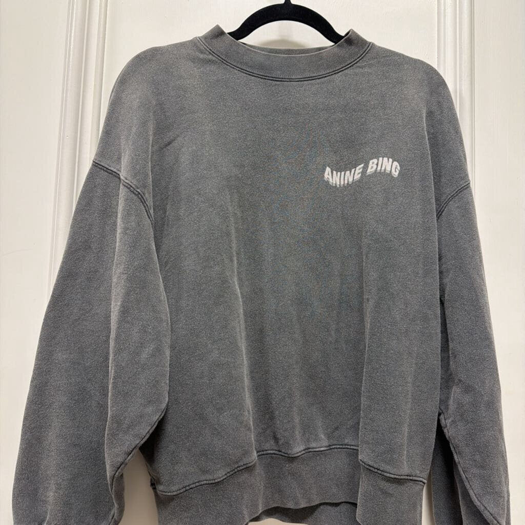 Grey Oversized Cotton Sweatshirt