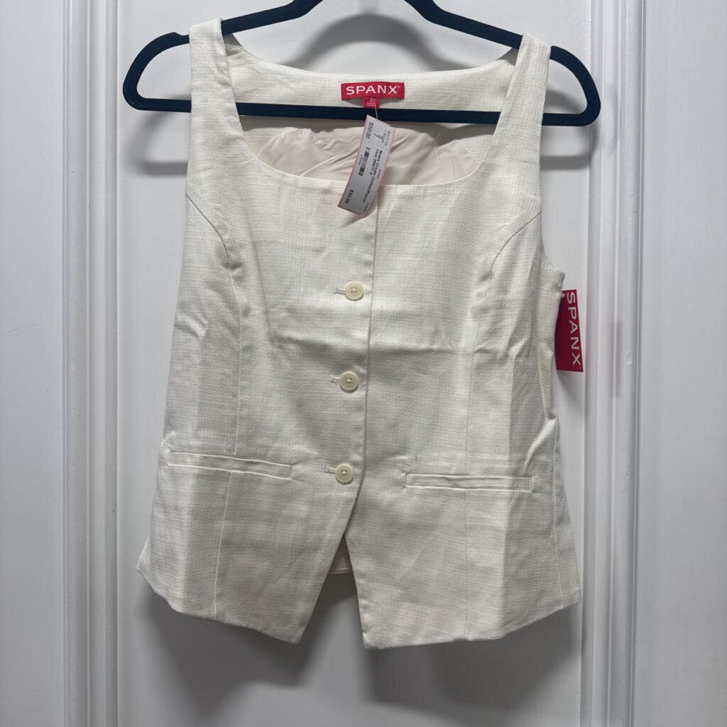 Cream Cotton/Rayon Vest (NWT)