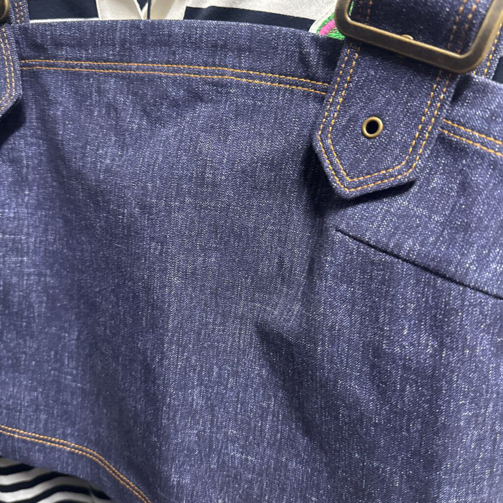 Indigo Stretch Denim Cropped Tank (NWT 335)