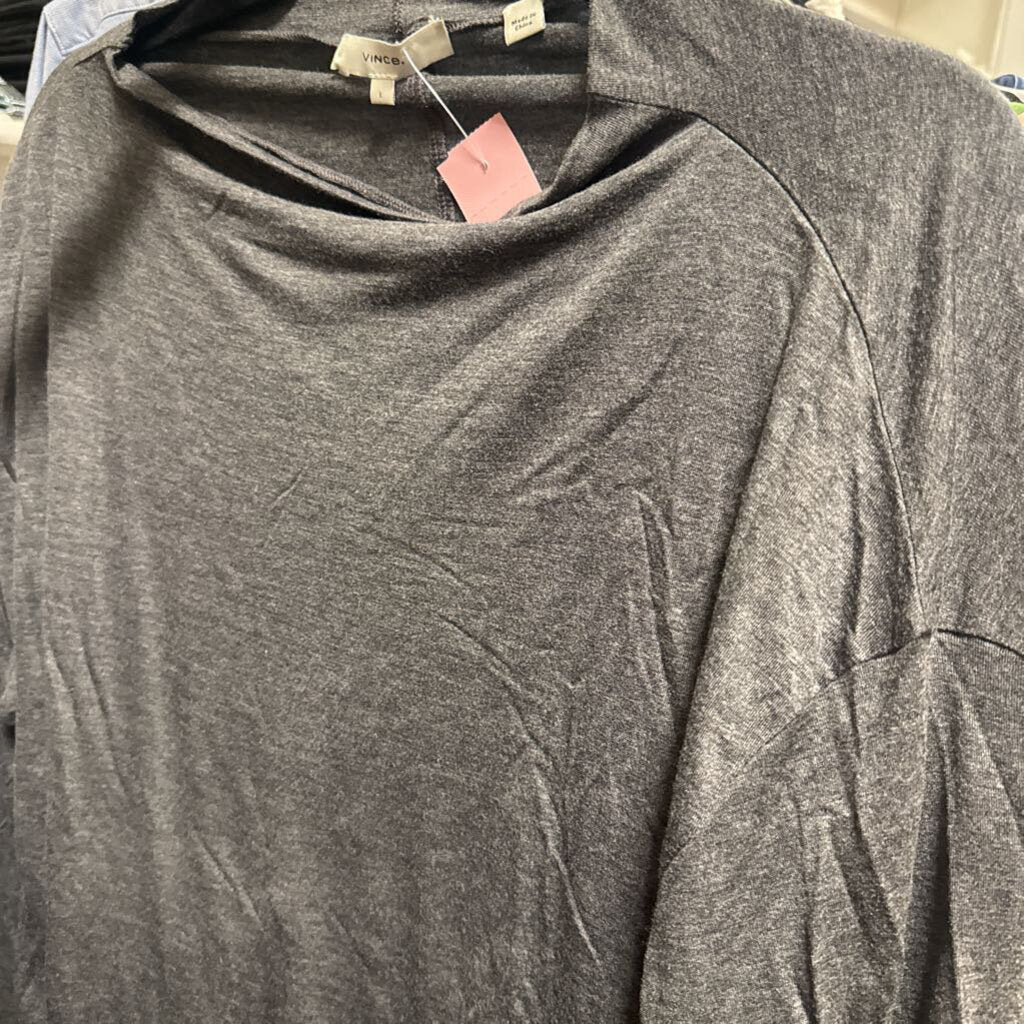 Gray Viscose LS Top