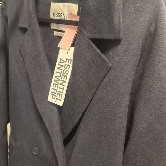 Navy Wool Belted Coat (NWT 755 retail)