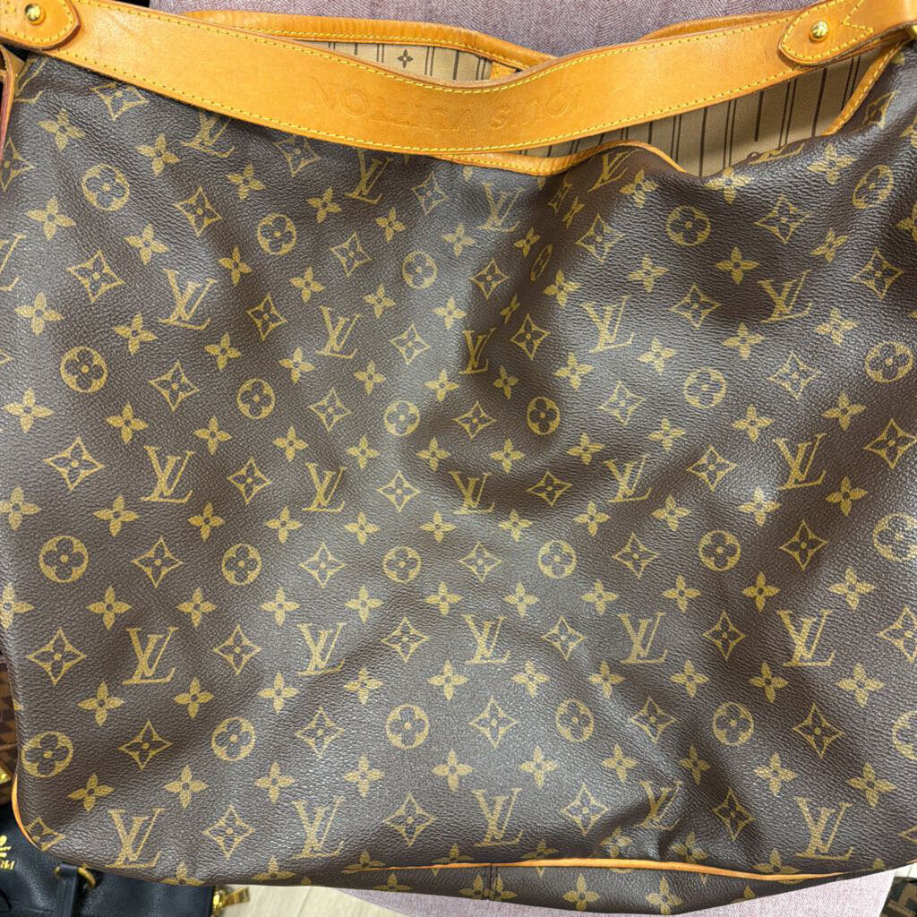 Brown Monogram Canvas Delightful MM Tote
