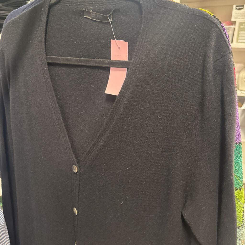Black Long Cardigan