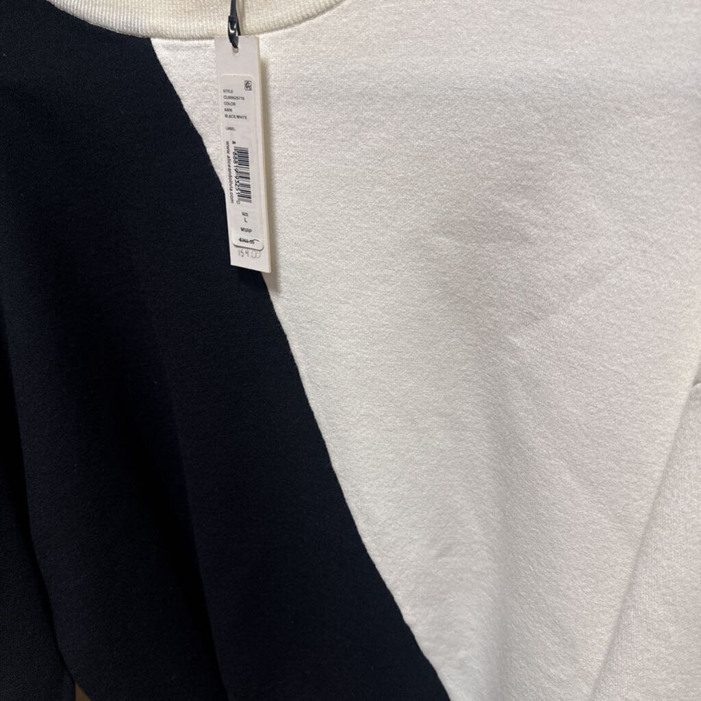 Black/White Viscose/Poly Sweater (NWT)