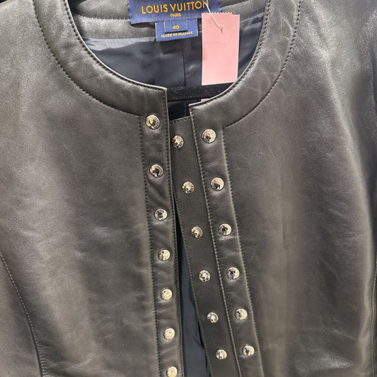 2018 Black Leather Biker Jacket