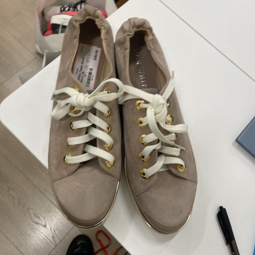 Taupe Suede Sneakers