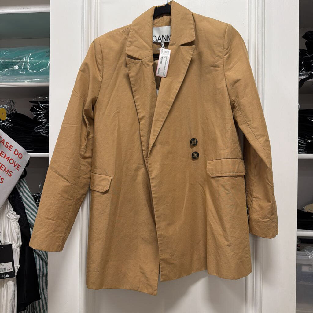 Tan Cotton/Linen Blazer (NWT)