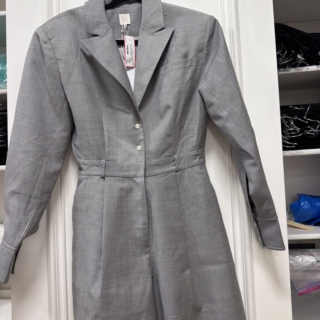 Grey Wool Tailored Jumpsuit (NWT)