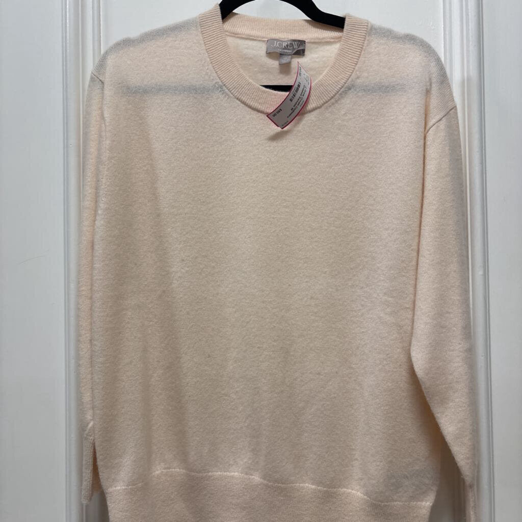 Cream Cashmere Cropped Sweater