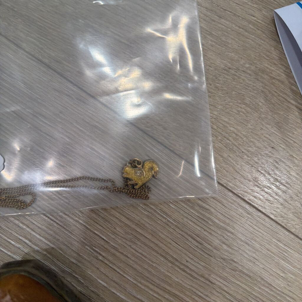 2005 Gold Squirrel Necklace 44cm